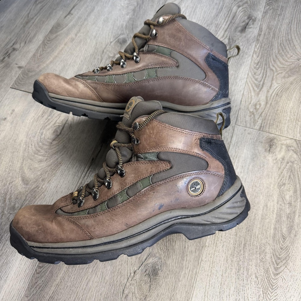 Timberland Boots Mens Size 12 Brown Camo Outdoor Performance Hiking 12182